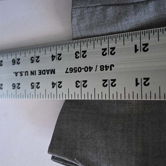 Joseph Abboud 40R Gray Freedom Millennial USA Made Blazer Suit Jacket Sport Coat - Picture 9 of 16